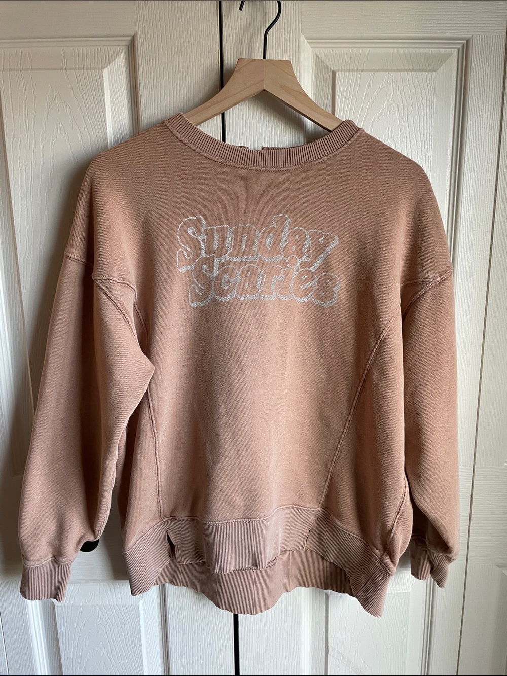 Aerie Women's Tan Crewneck Sweatshirt